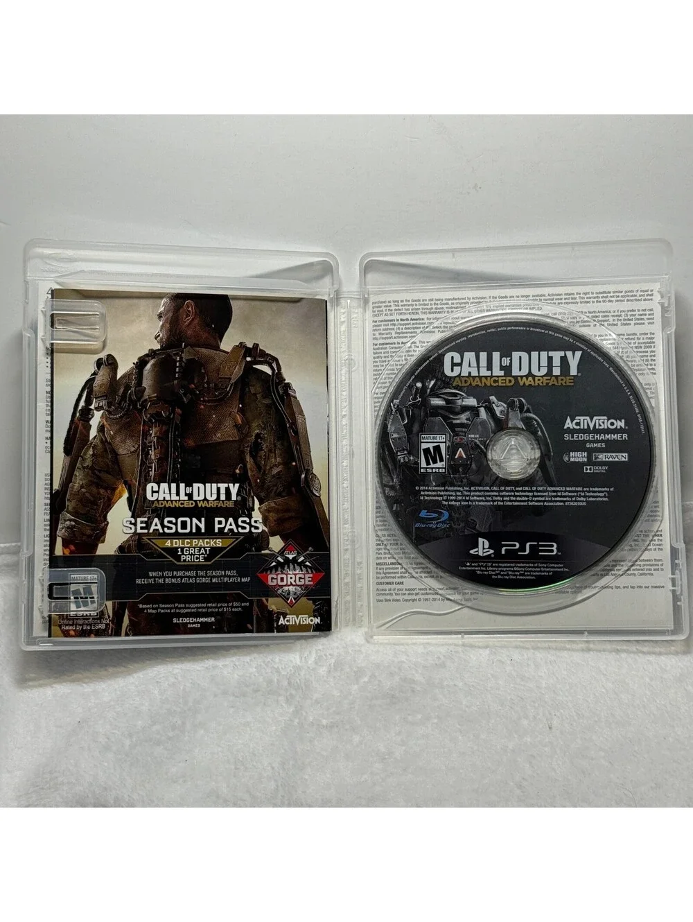 Call of Duty Advanced Warfare Day Zero Edition PS3 Complete CIB